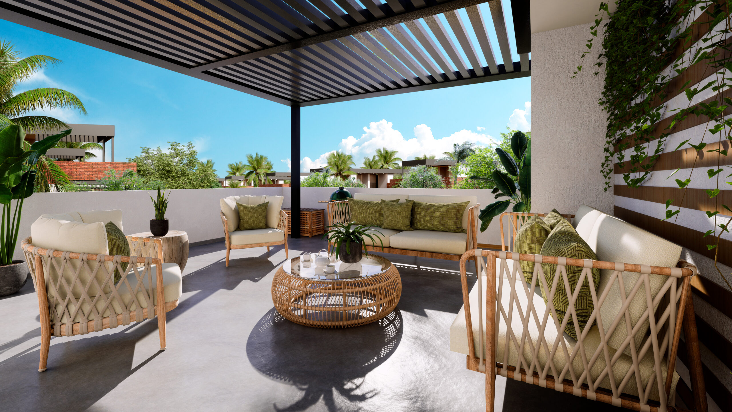 Terraza Apto Sunset 1-Araya